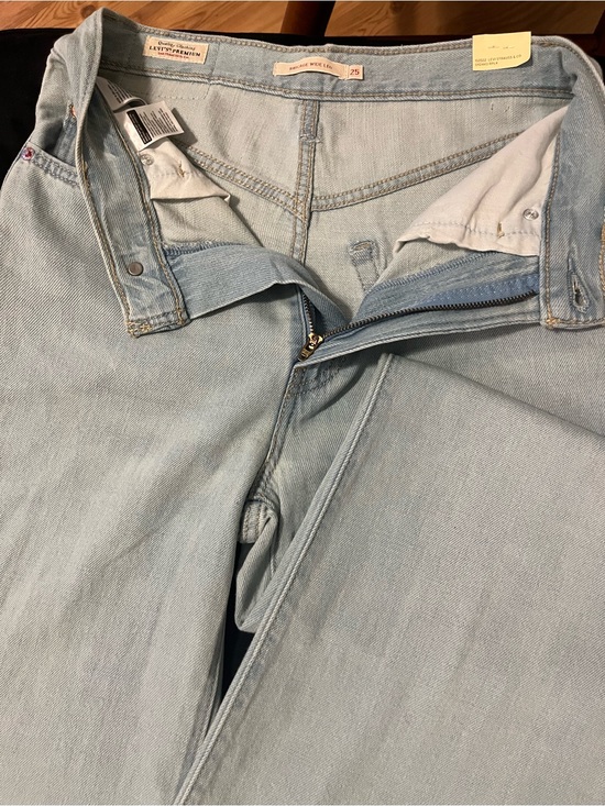 Levi's Denim - LEVI’s RIBCAGE WIDE LEG High Rise Linen and Denim Women’s Jeans